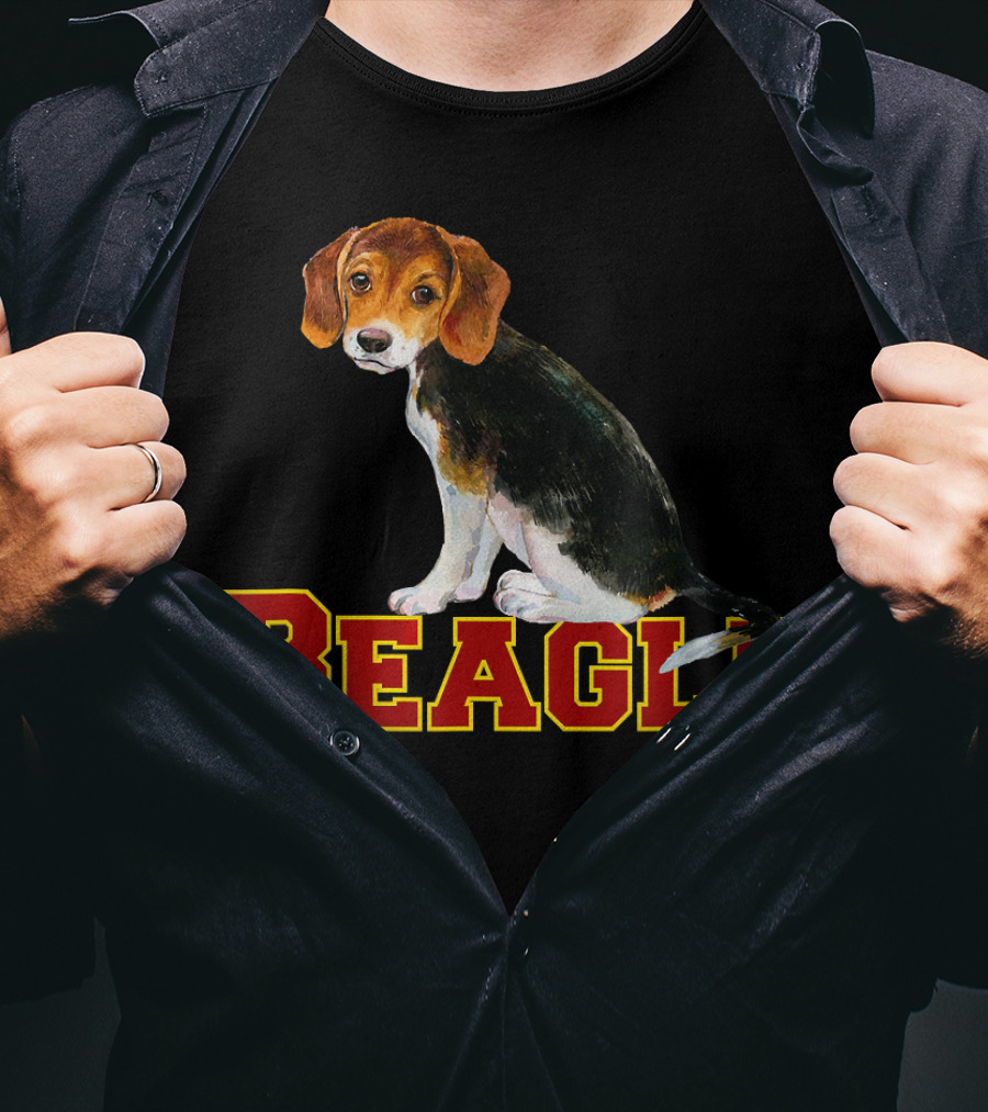 Beagle With Cute Puppy T-Shirt