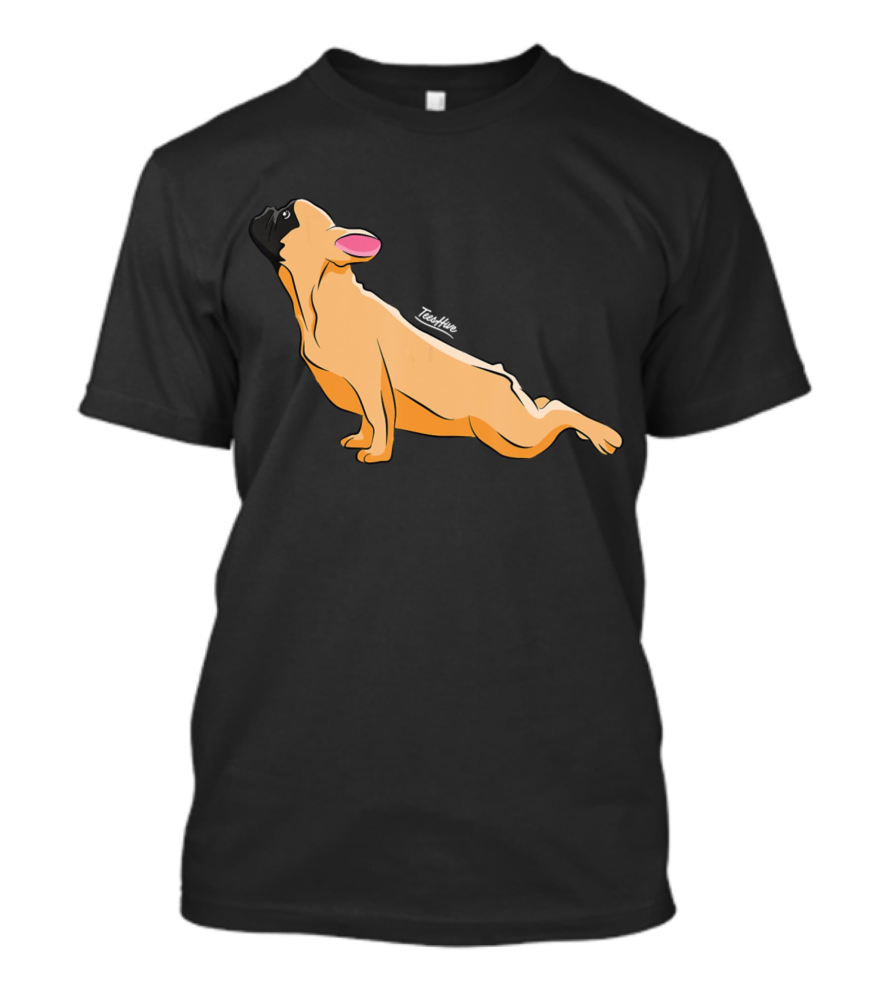 Cute French Bulldog Yoga Funny Bull Teeshine T-Shirt
