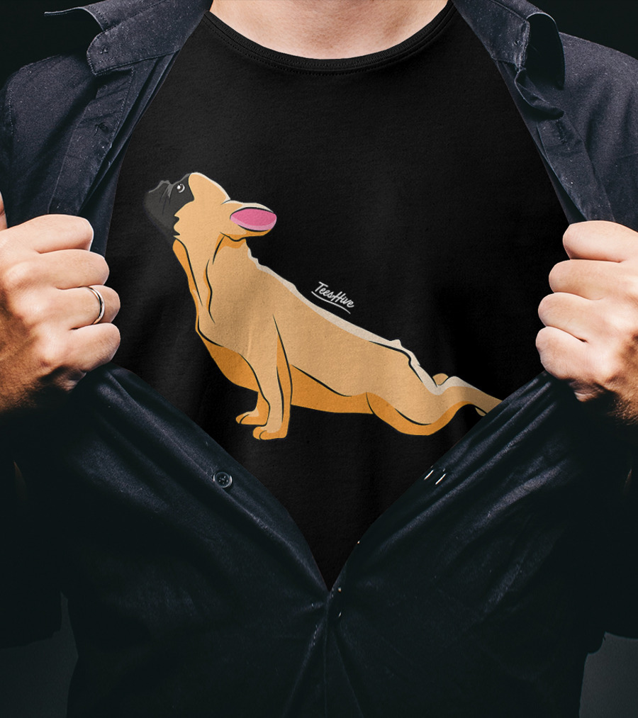 Cute French Bulldog Yoga Funny Bull Teeshine T-Shirt