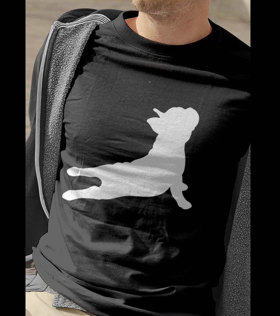 Funny French Bulldog Yoga Pose Cute French Bulldog T-Shirt