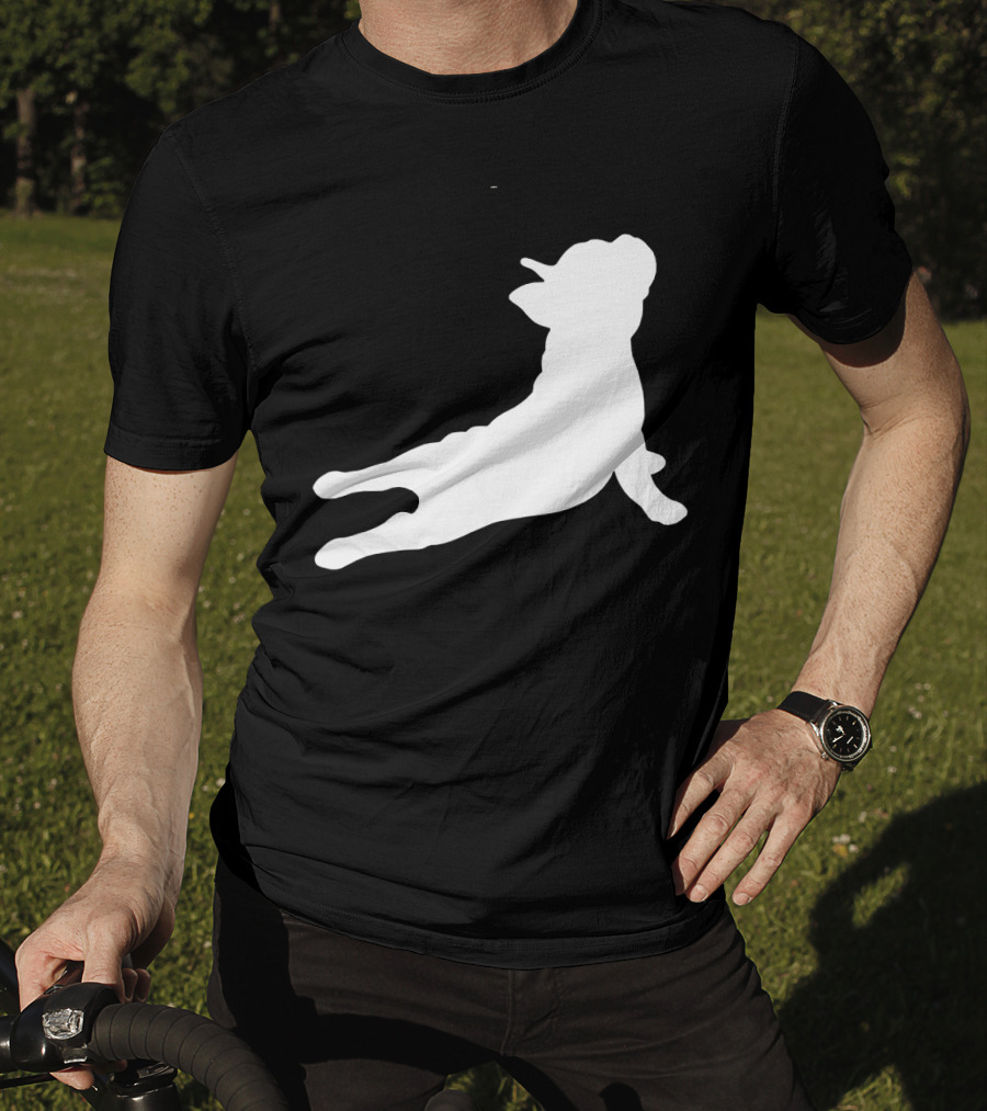 Funny French Bulldog Yoga Pose Cute French Bulldog T-Shirt