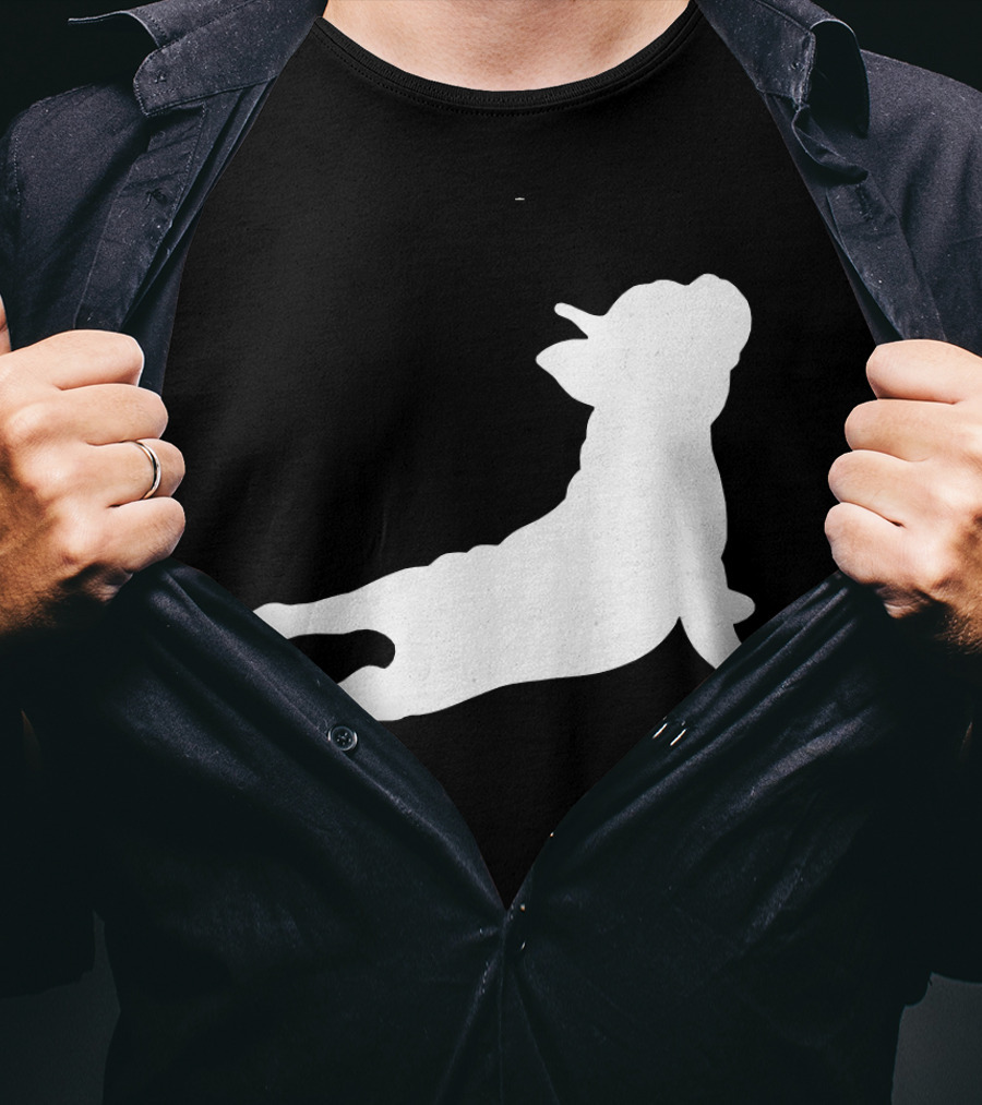 Funny French Bulldog Yoga Pose Cute French Bulldog T-Shirt