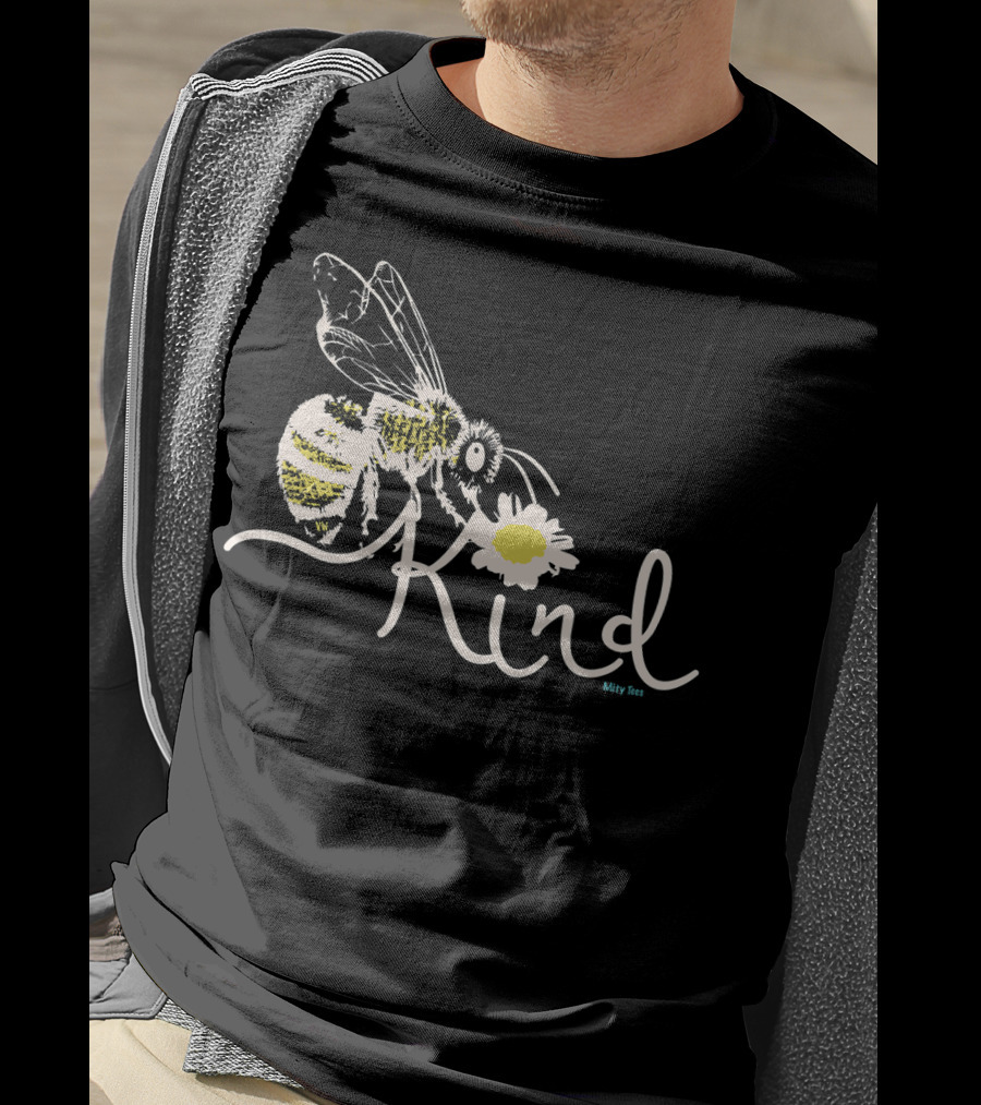 Bee Kind Flower By Minty T-Shirt