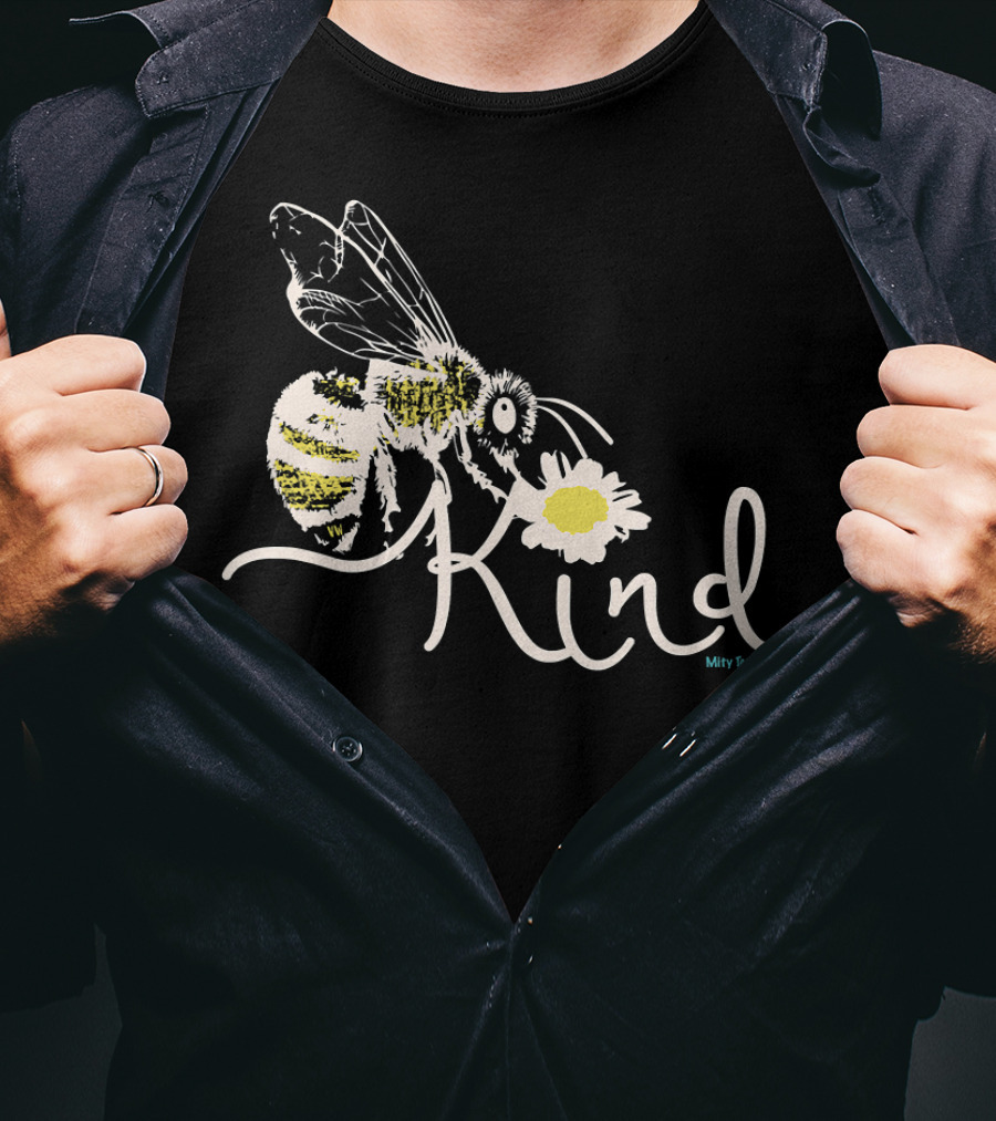 Bee Kind Flower By Minty T-Shirt