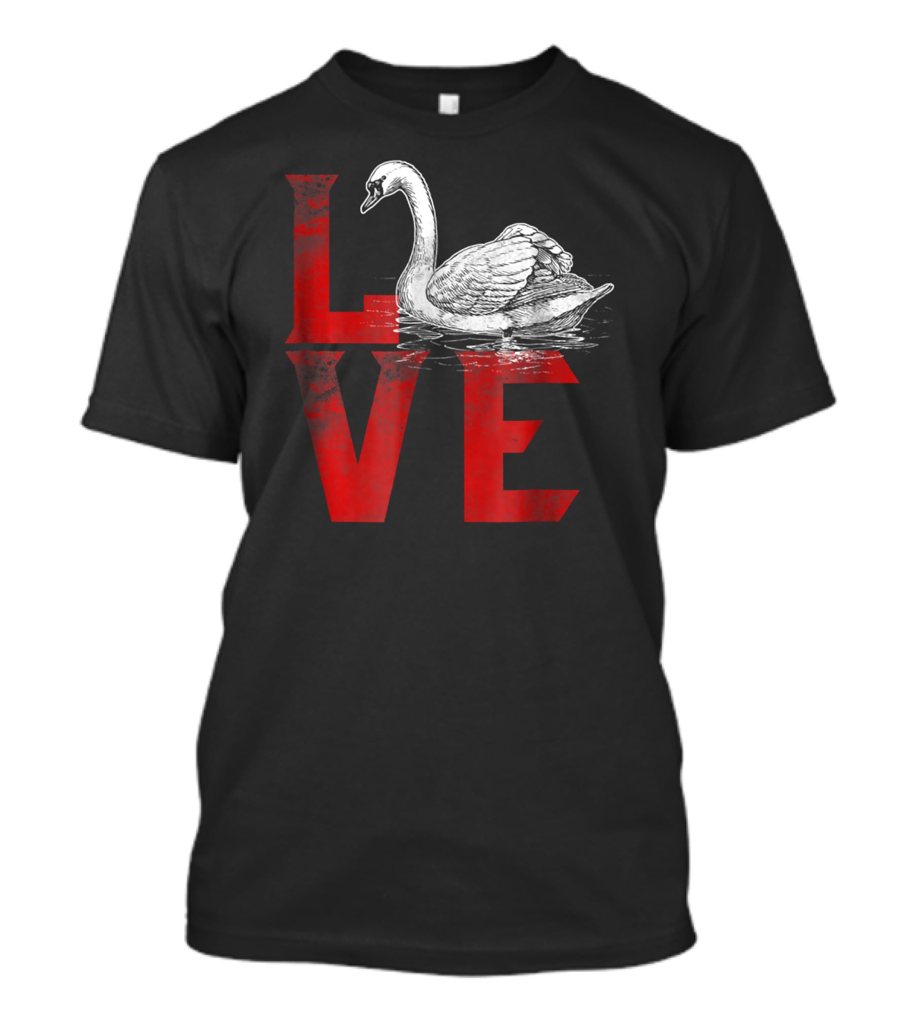Love Swans Cute Waterbird Wild T-Shirt