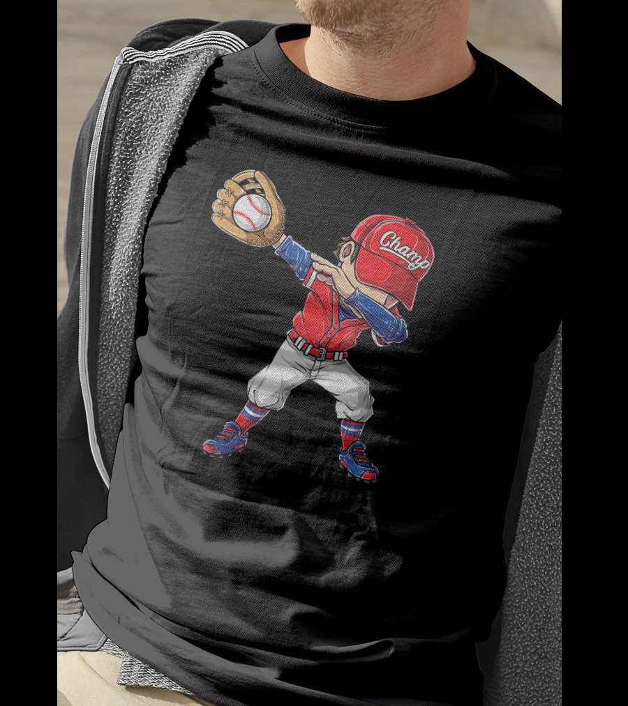 Chango Dabbing Baseball Player T-Shirt