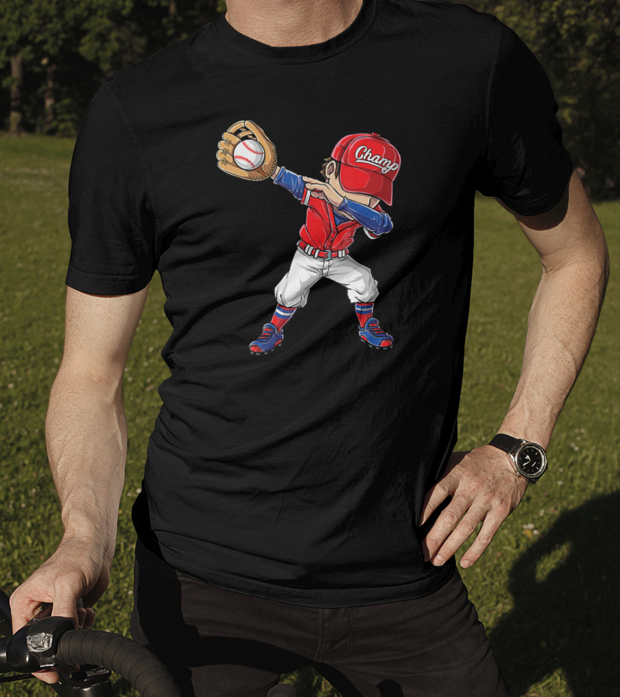 Chango Dabbing Baseball Player T-Shirt