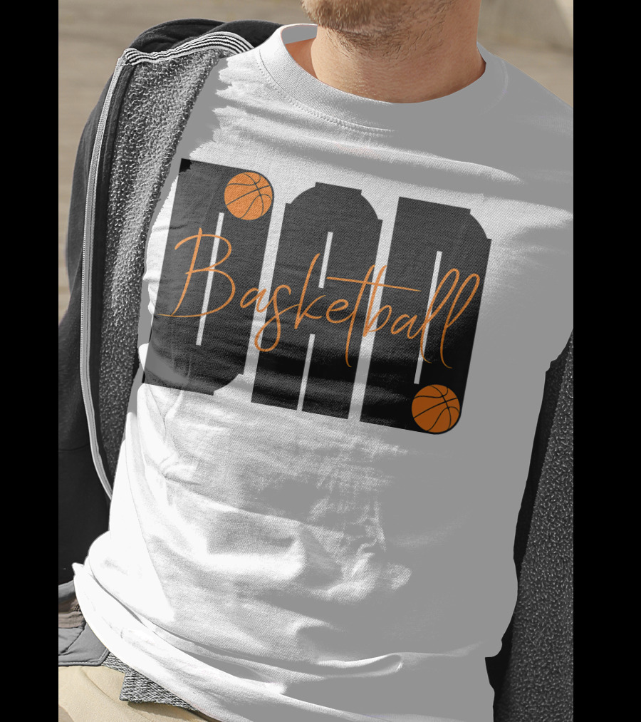 Dad Basketball Lover Father's Day Basketball T-Shirt