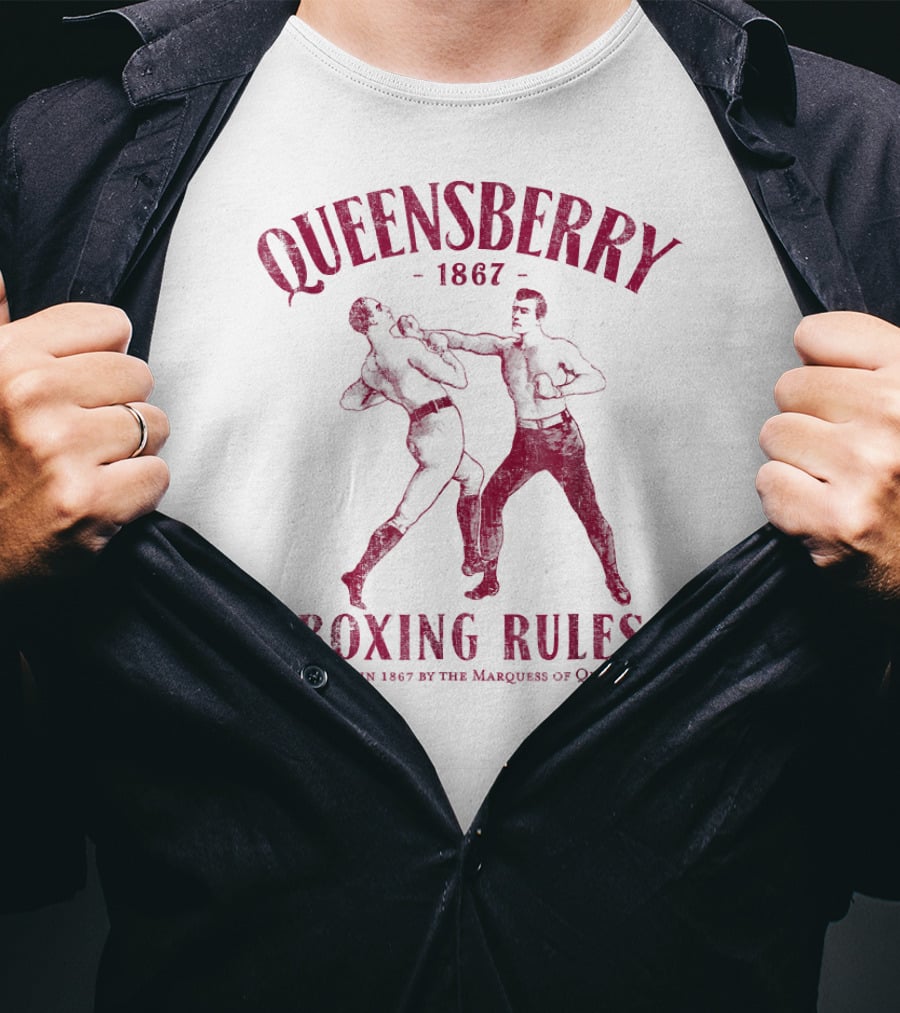 Queensberry 1867 Boxing Rules Established By The Marquess Of Queensberry T-Shirt