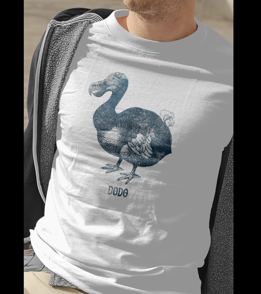 Dodo Bird Classic Illustration With Text T-Shirt
