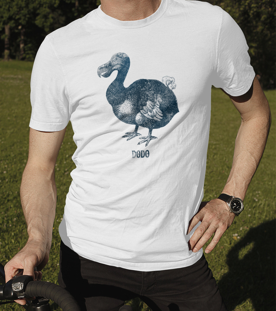 Dodo Bird Classic Illustration With Text T-Shirt