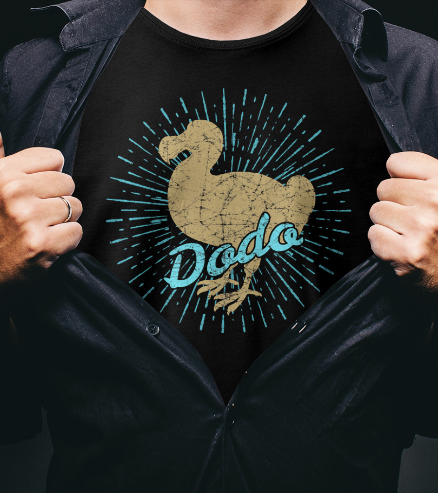 Dodo Bird Retro Vintage T-Shirt