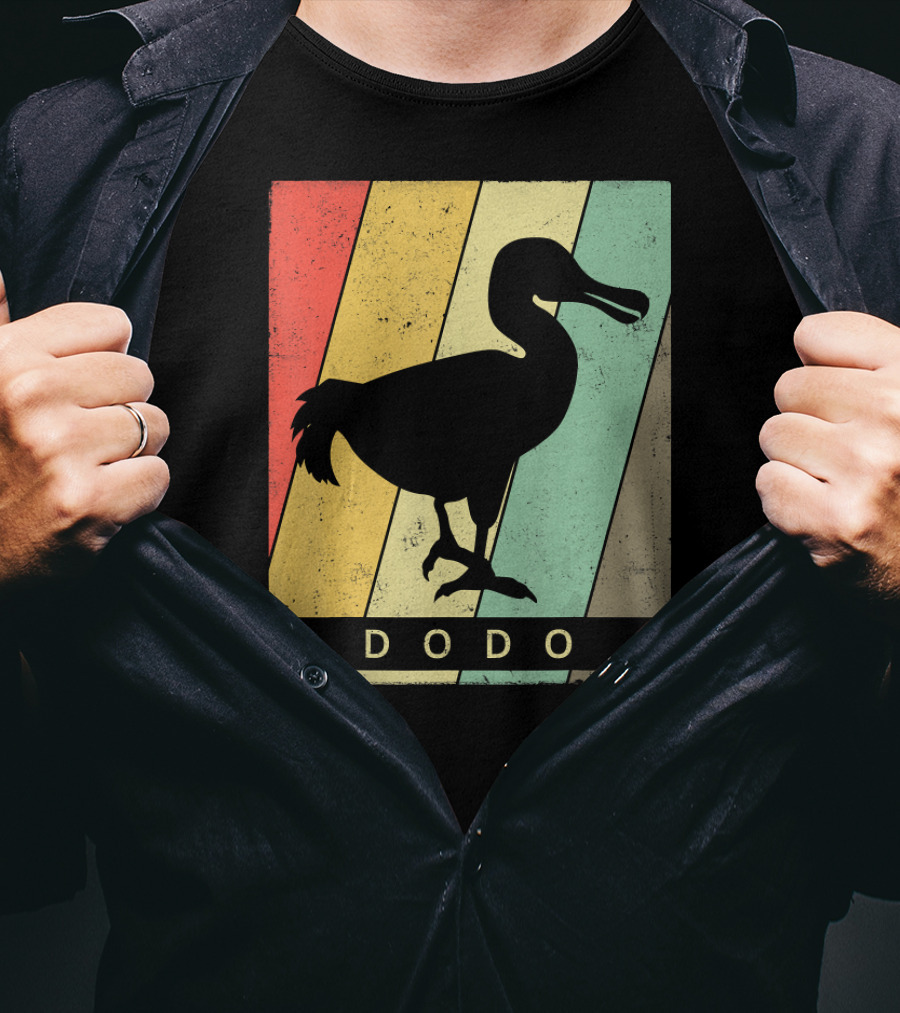 Dodo Bird Lover Vintage Dodo Retro Animal T-Shirt