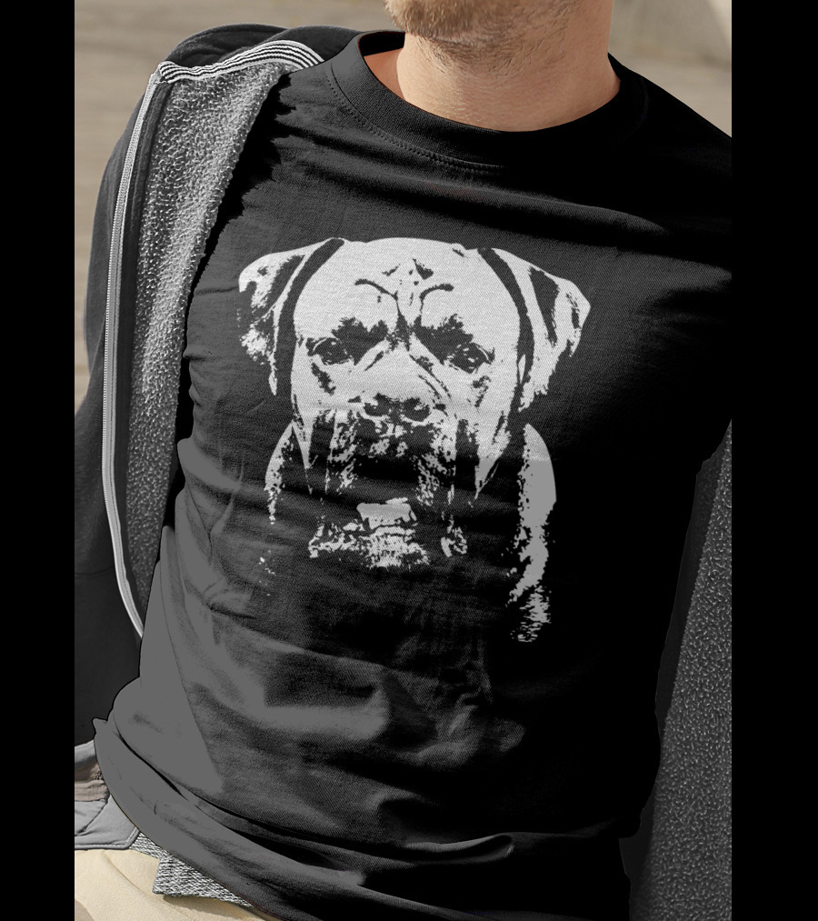 Dog Lovers Boxer Face T-Shirt