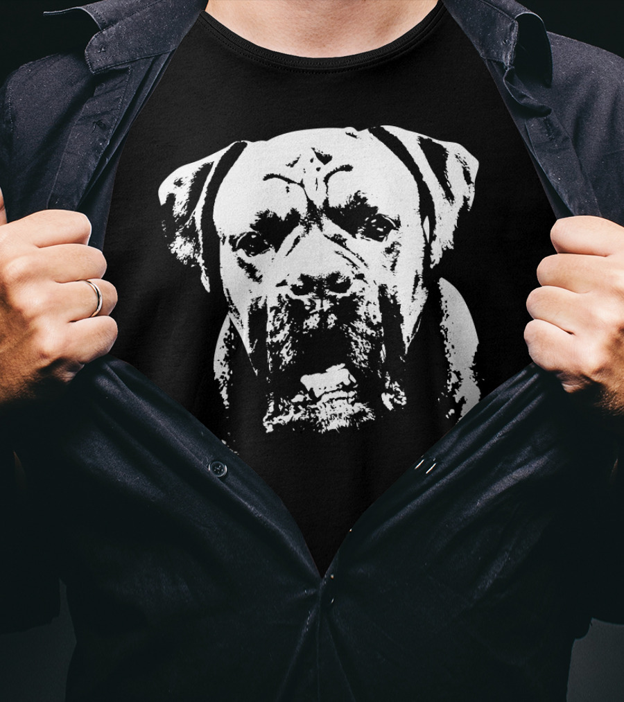 Dog Lovers Boxer Face T-Shirt