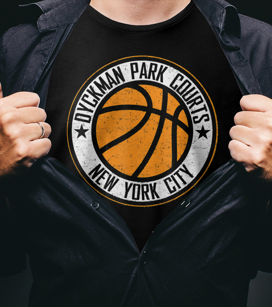 Dyckman Park Courts Basketball New York City T-Shirt