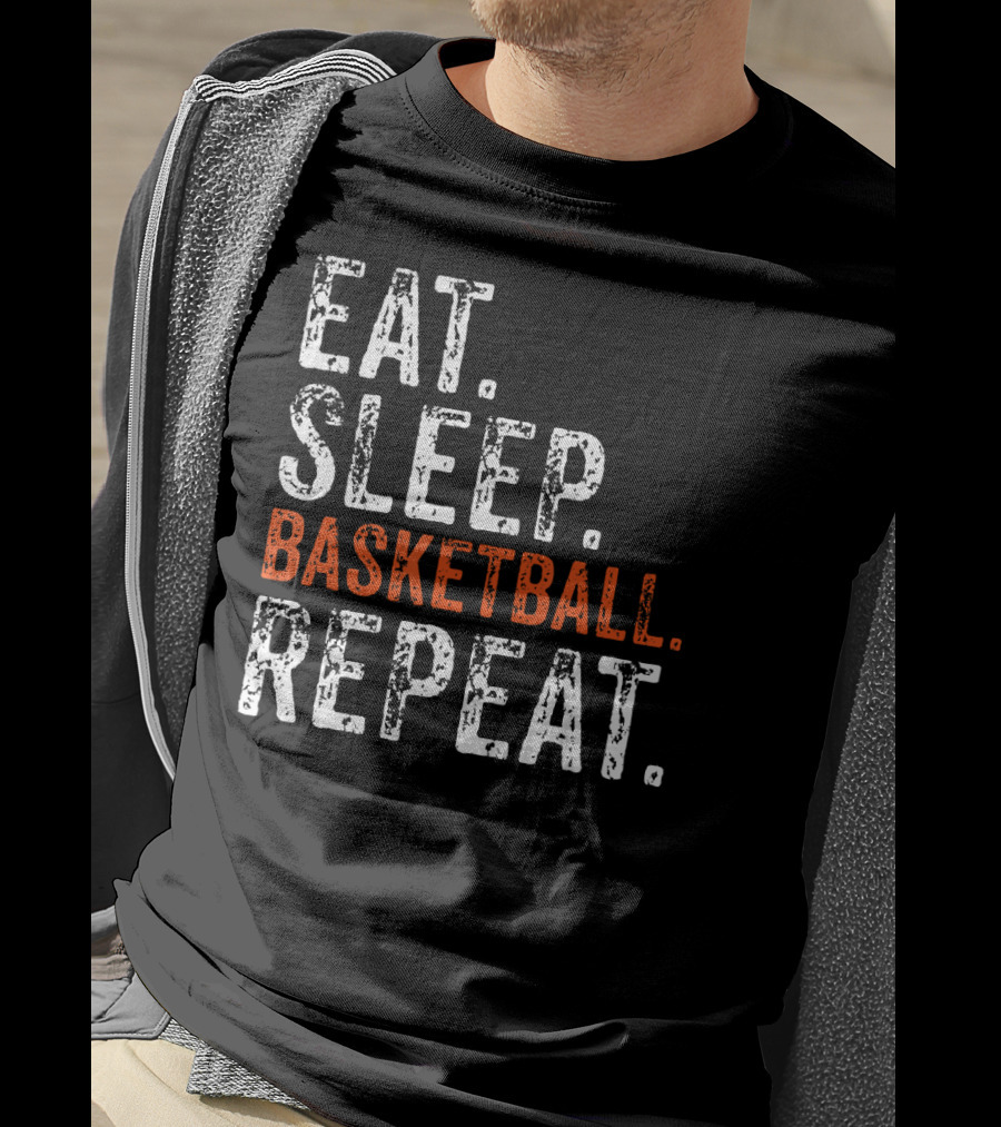 Eat Sleep Basketball Repeat Player T-Shirt