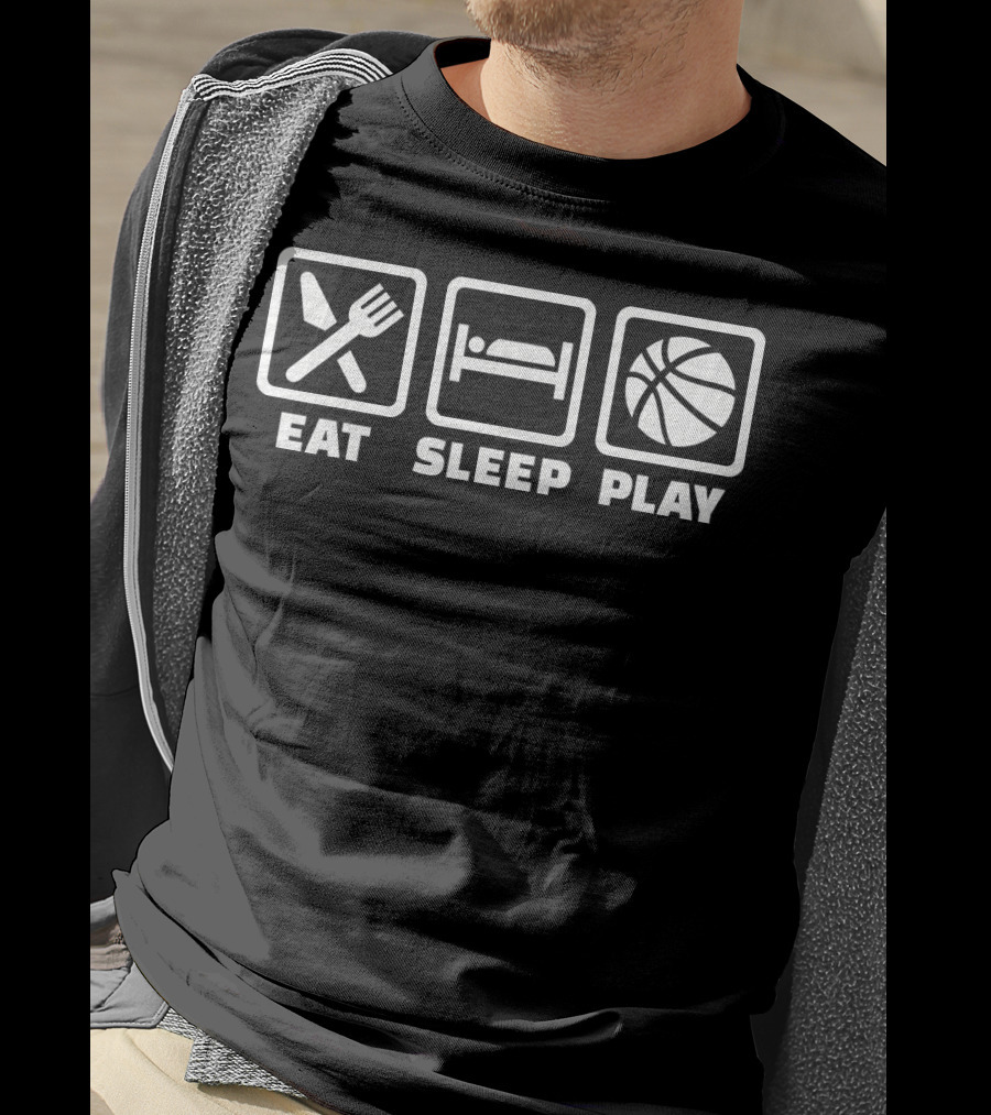 Eat Sleep Play Basketball T-Shirt
