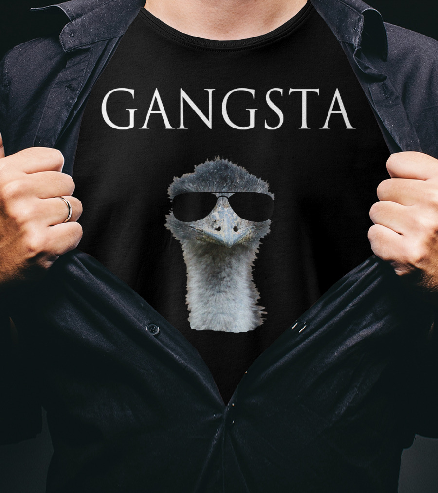 Gangsta Emu Bird Idea Emu Animal T-Shirt