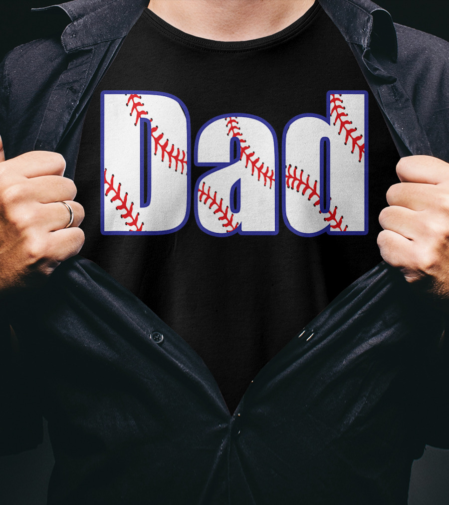 Dad Baseball Fun Father's Day Play T-Shirt