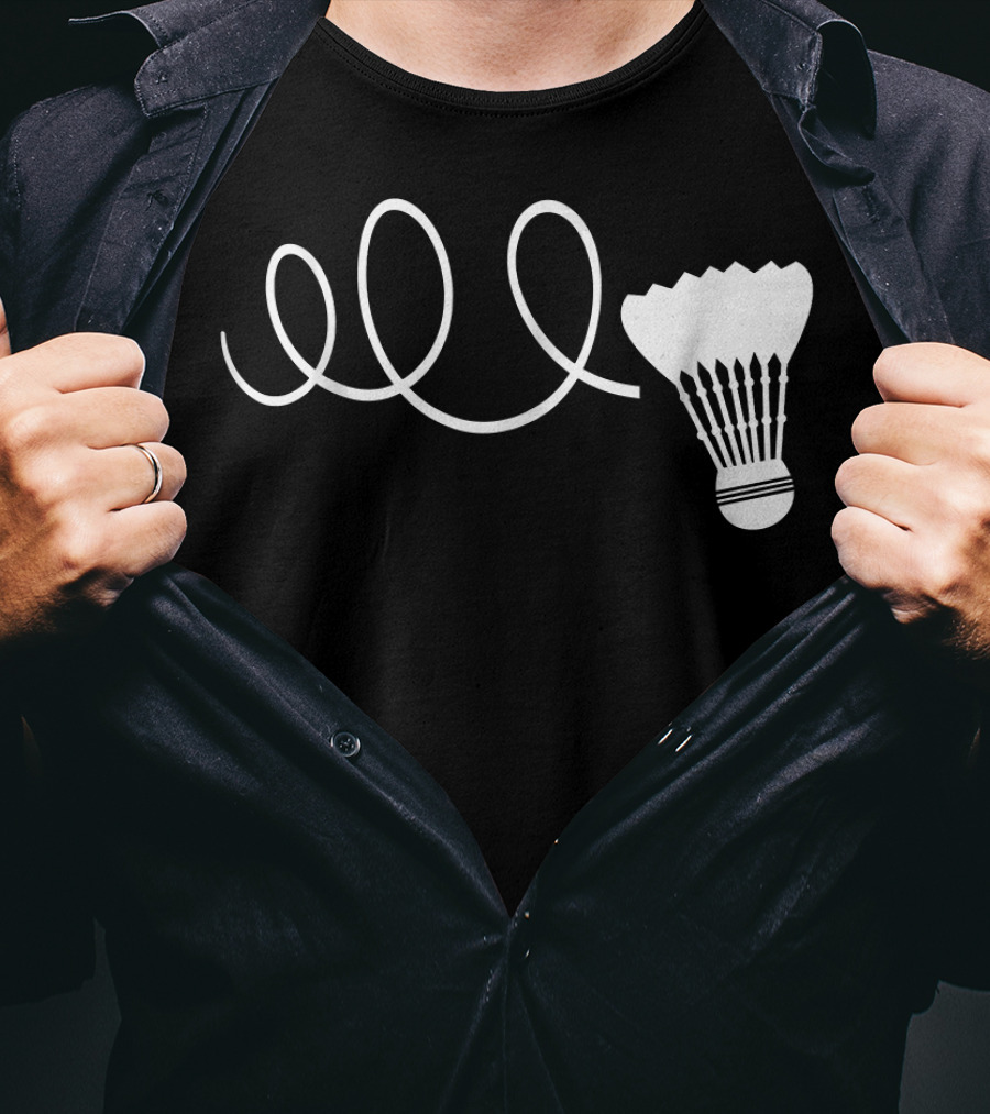 Elo Funny Badminton Shuttle Loop T-Shirt