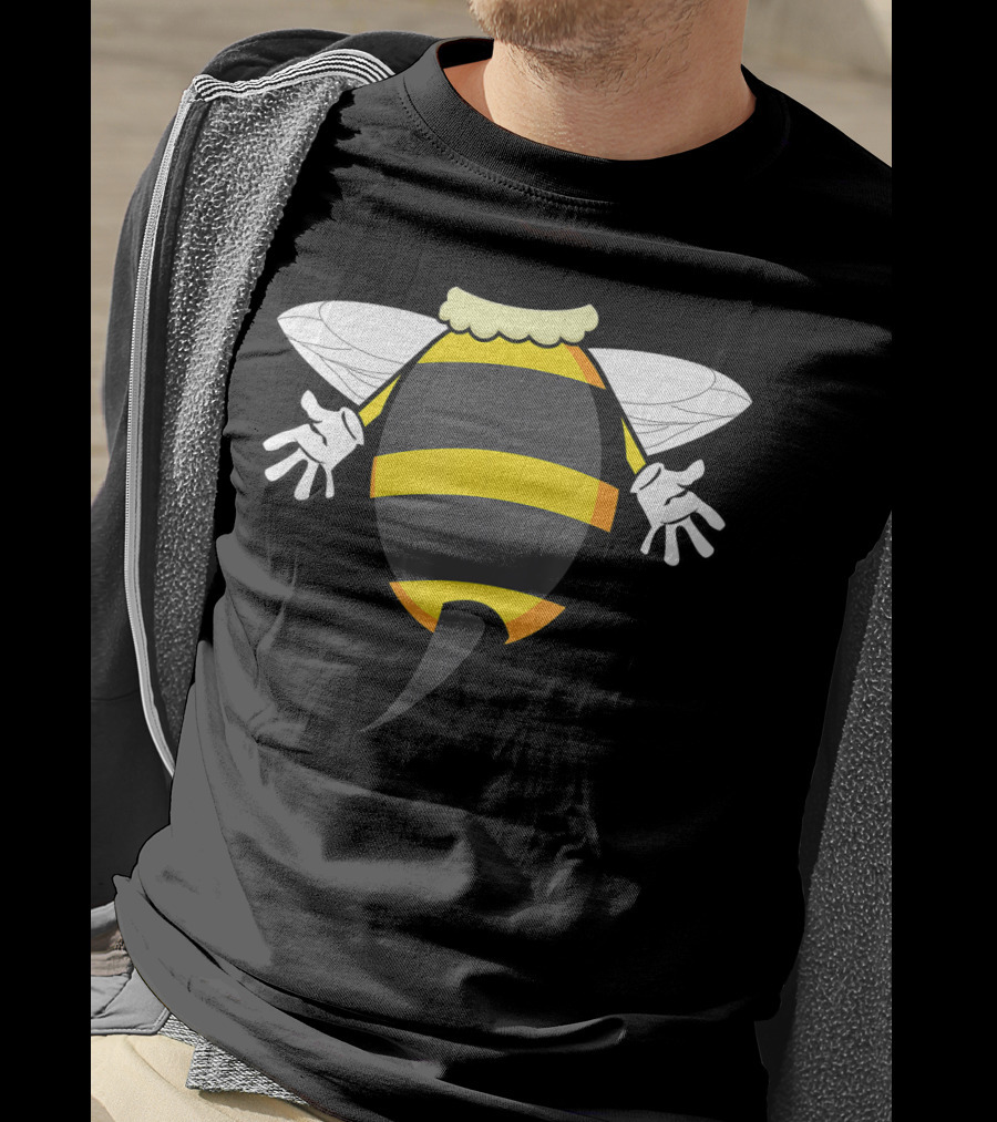 Funny Bee Costume Buzzing Honeybee Look T-Shirt