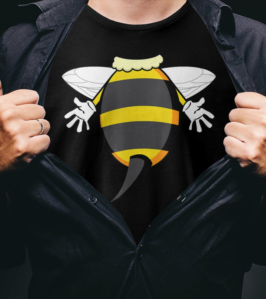 Funny Bee Costume Buzzing Honeybee Look T-Shirt