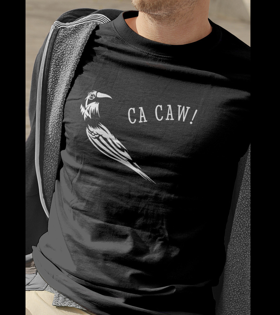 Funny Blackbird Crow Ca Caw For Bird Enthusiasts T-Shirt