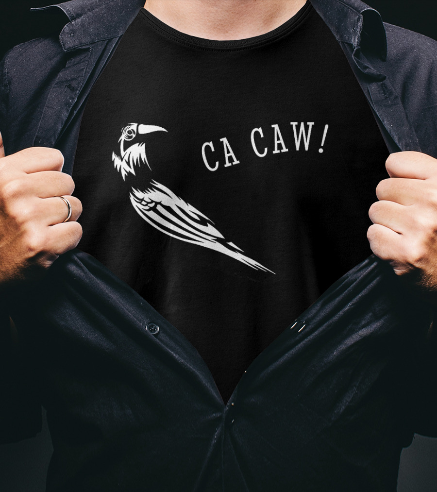 Funny Blackbird Crow Ca Caw For Bird Enthusiasts T-Shirt