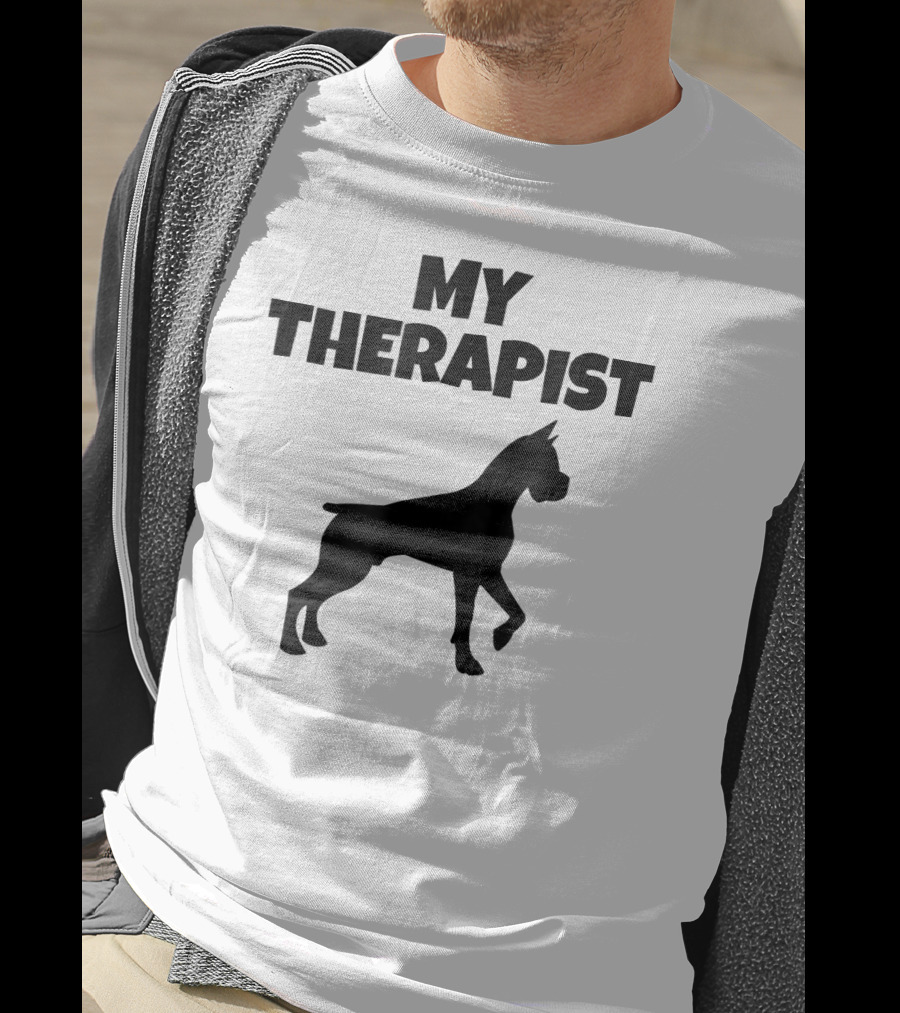 My Therapist Boxer Dog T-Shirt