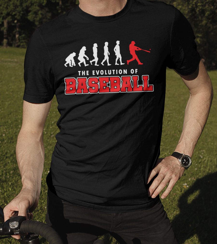 The Evolution Of Baseball Player Swing Progression T-Shirt