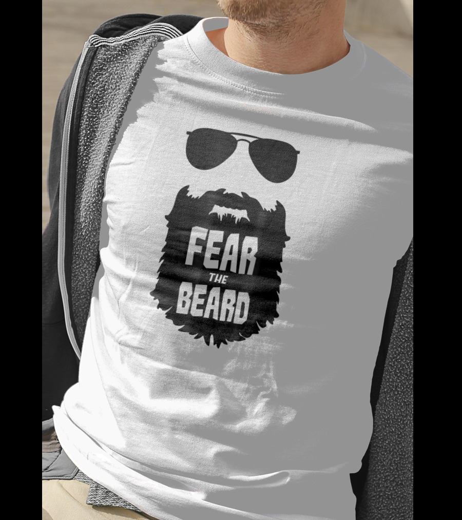 Fear The Beard Funny Sunglasses T-Shirt
