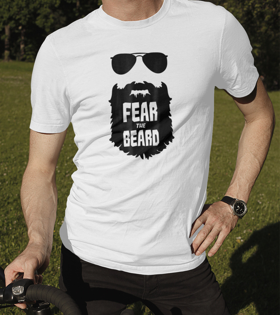 Fear The Beard Funny Sunglasses T-Shirt