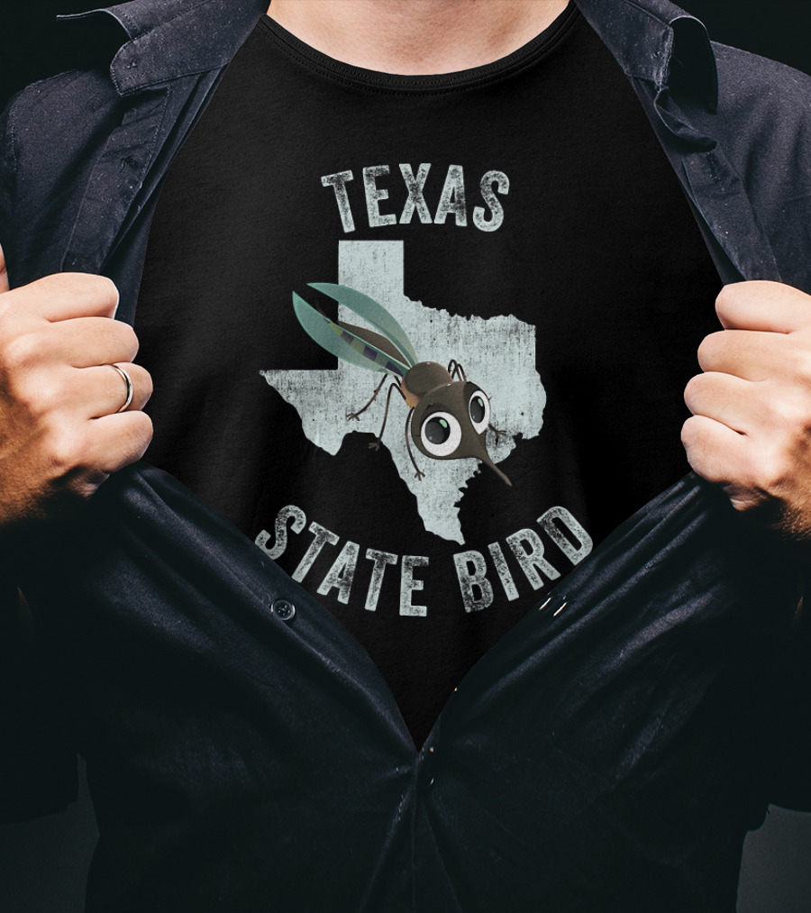 Texas State Bird Funny Joke Mosquito T-Shirt