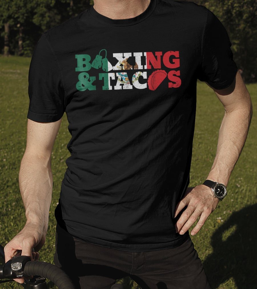 Boxing And Tacos Mexico Mexican Funny T-Shirt