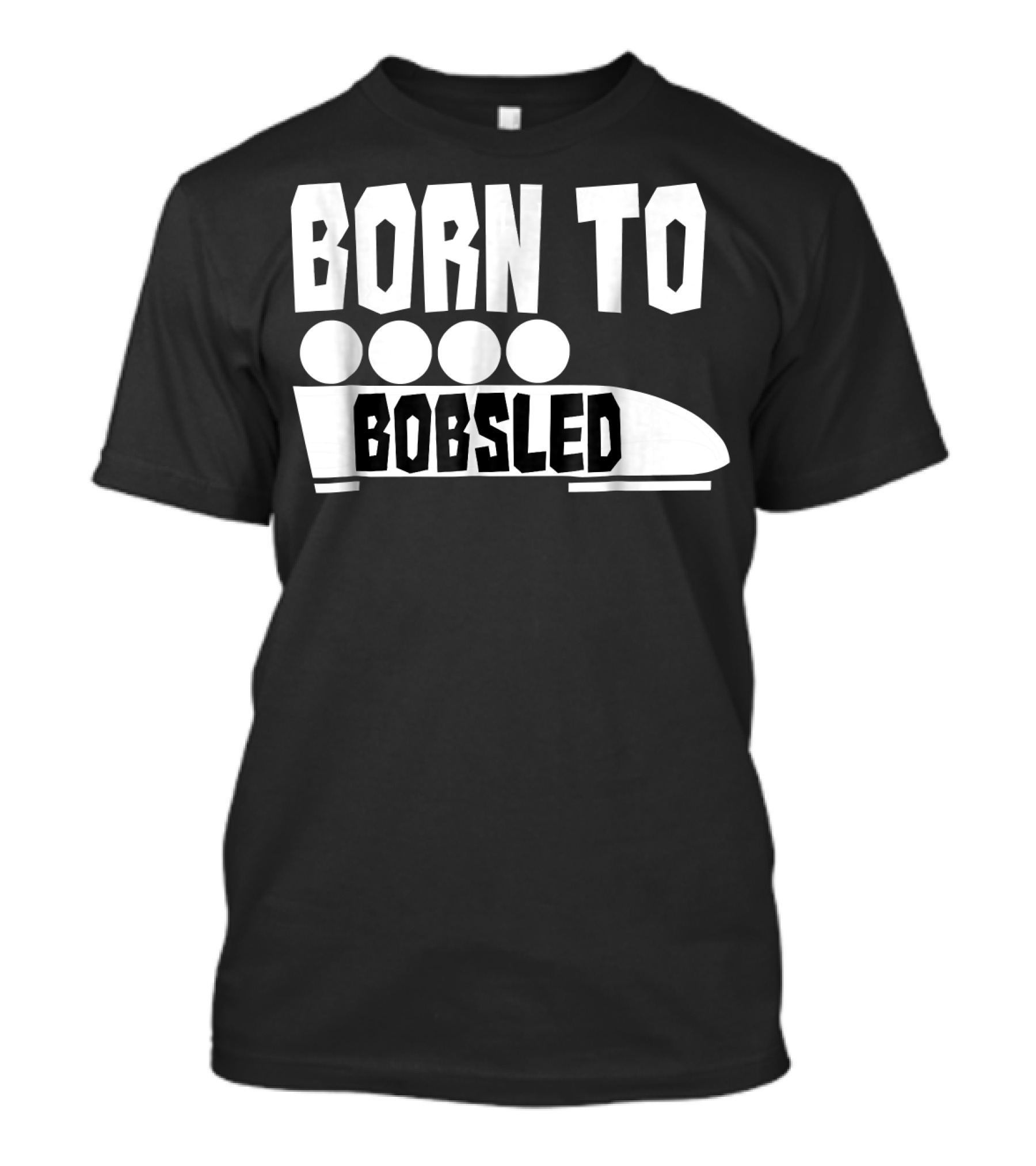 Born To Bobsled Funny Patriotic USA T-Shirt