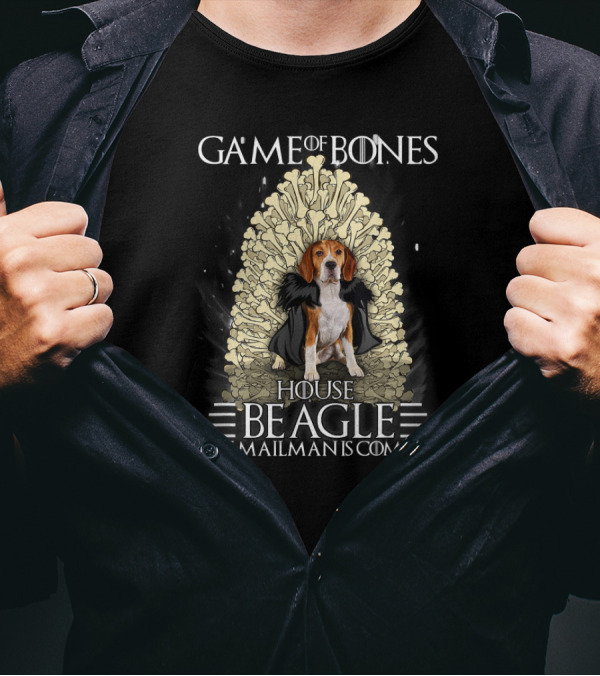 Game Of Bones House Beagle The Mailman Is Coming T-Shirt