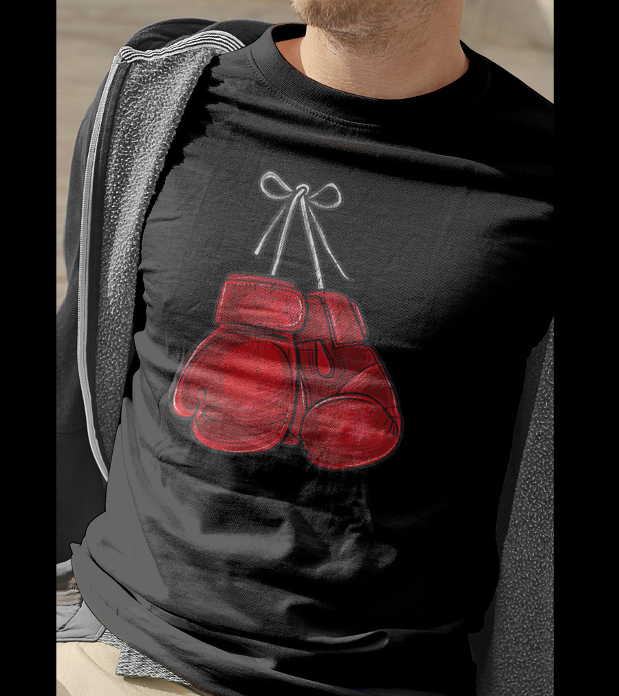 Boxer Red Boxing Gloves T-Shirt
