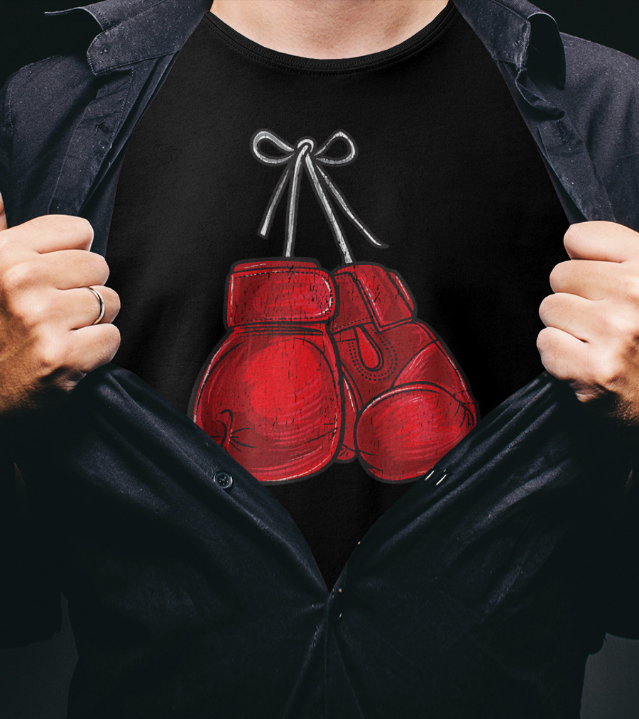 Boxer Red Boxing Gloves T-Shirt