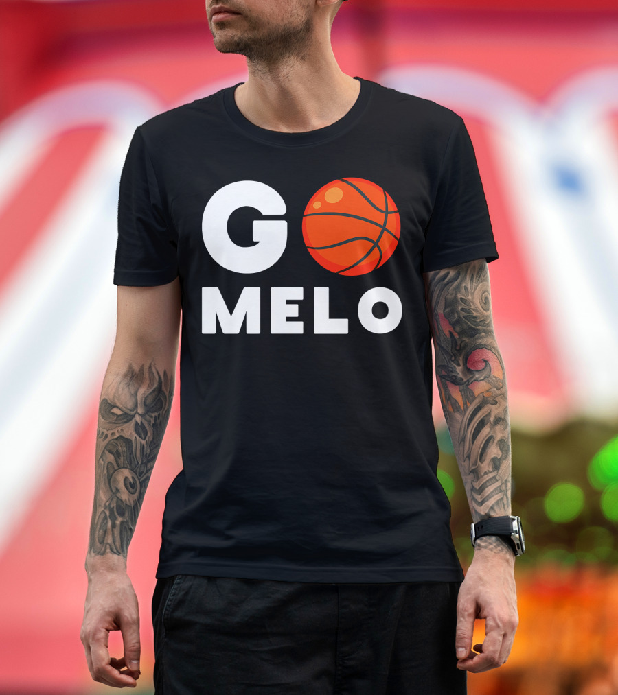 Go Melo Carmelo Basketball Enthusiast Gear T-Shirt