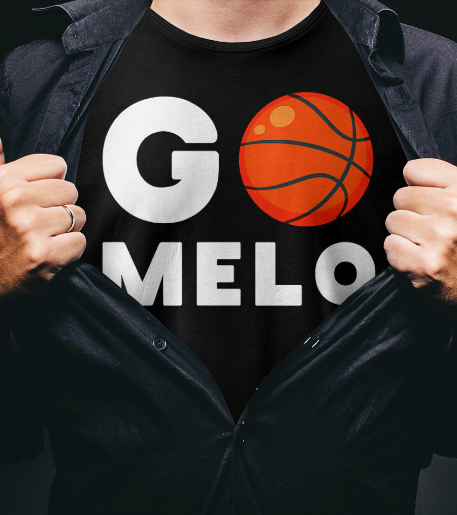 Go Melo Carmelo Basketball Enthusiast Gear T-Shirt