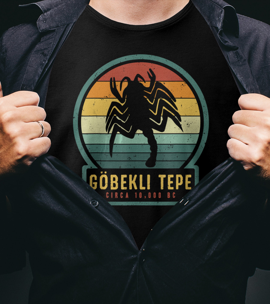 Göbekli Tepe Circa 10,000 BC Retro Scorpion T-Shirt