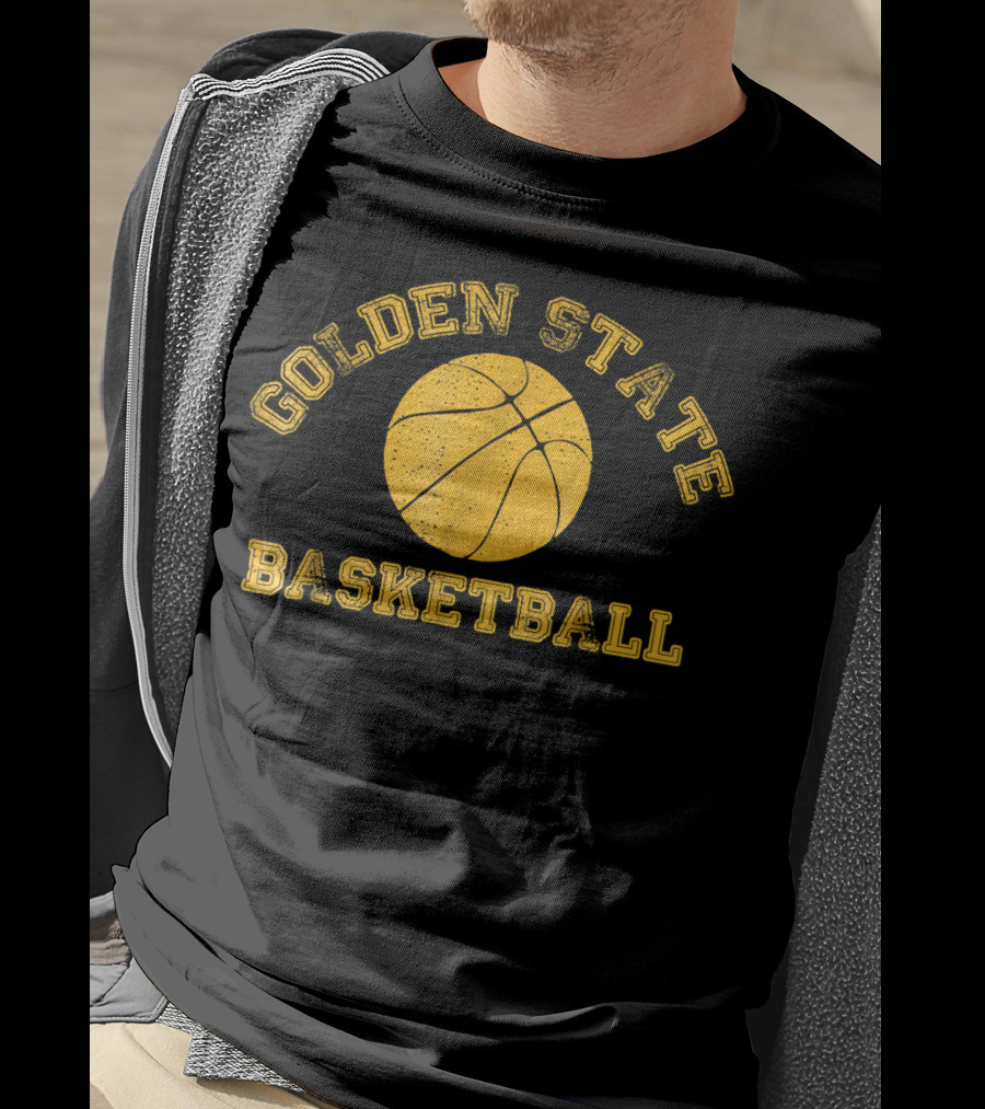Golden State Distressed Basketball Team T-Shirt