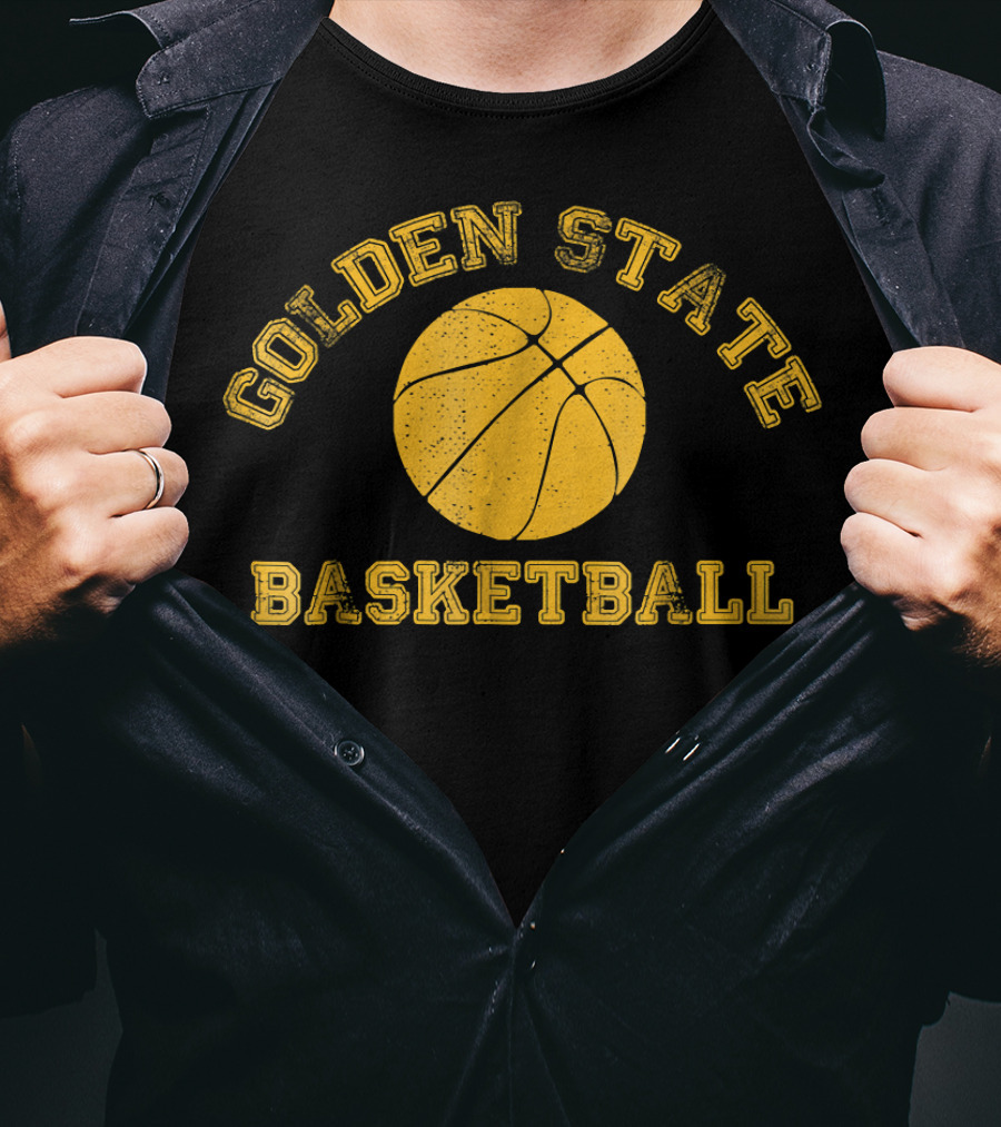 Golden State Distressed Basketball Team T-Shirt