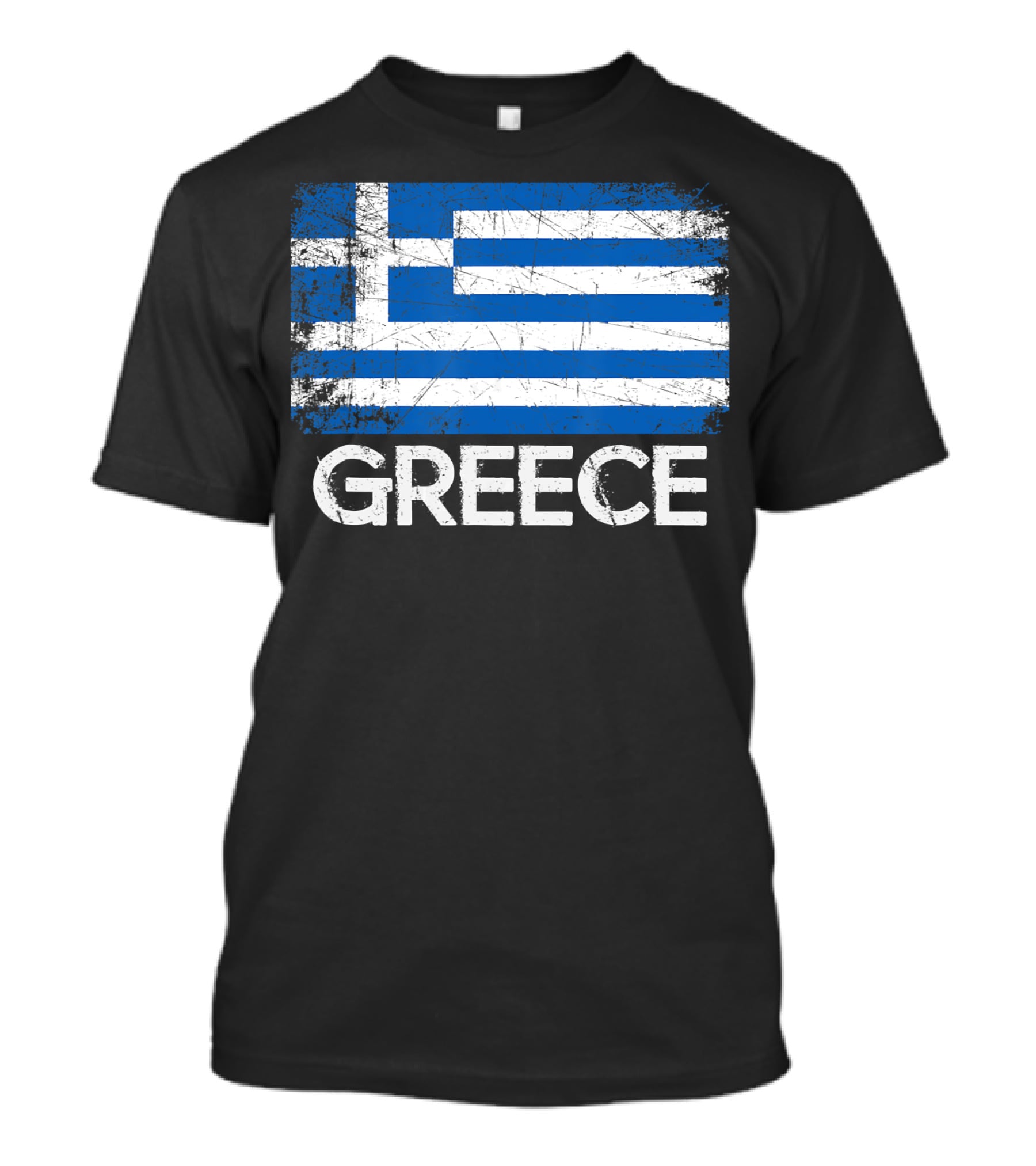 Greek Flag Vintage Greece Made In Gree T-Shirt