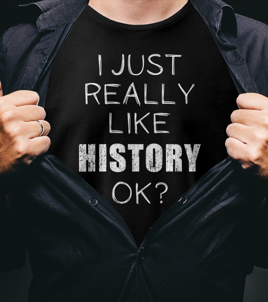 I Just Really Like History OK? T-Shirt