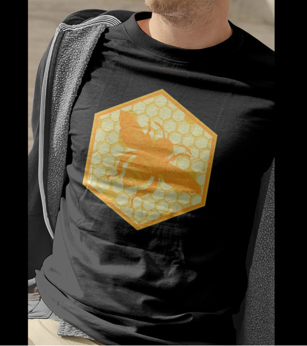 Honey Bees Honey Comb Bee T-Shirt