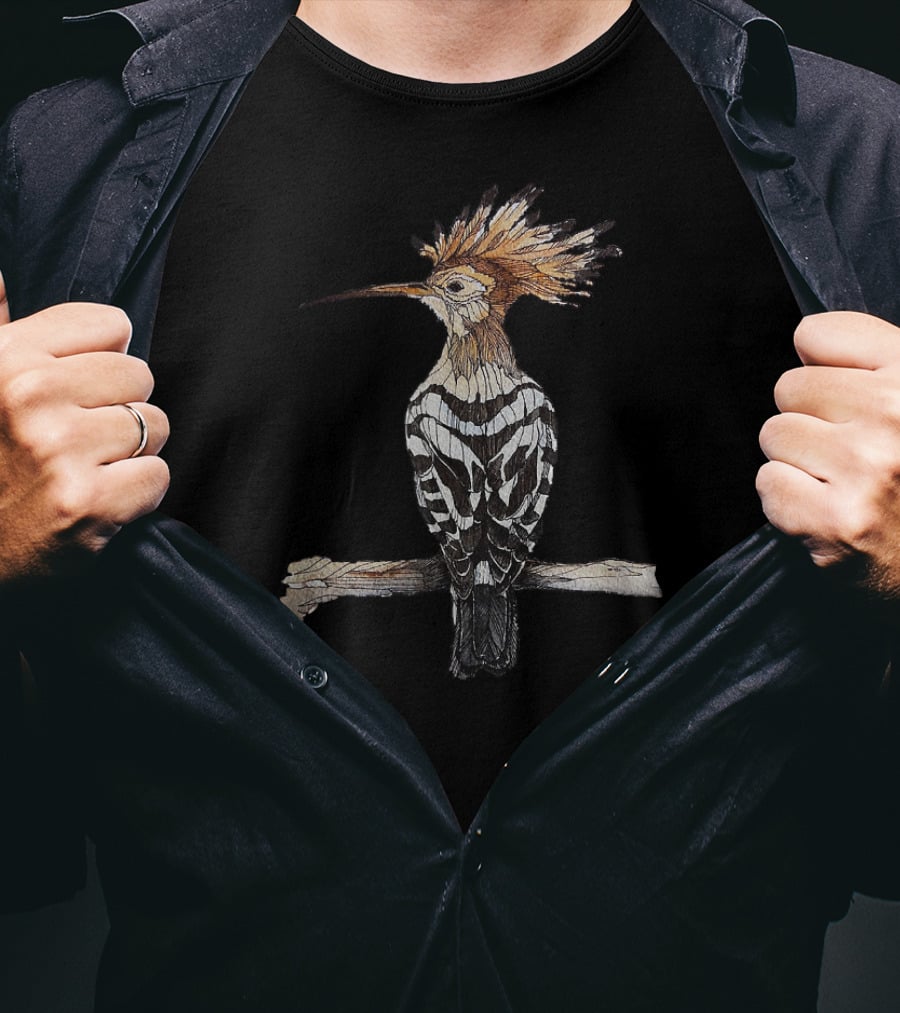 Hoopoe Bird Lovers Wildlife Enthusiasts T-Shirt