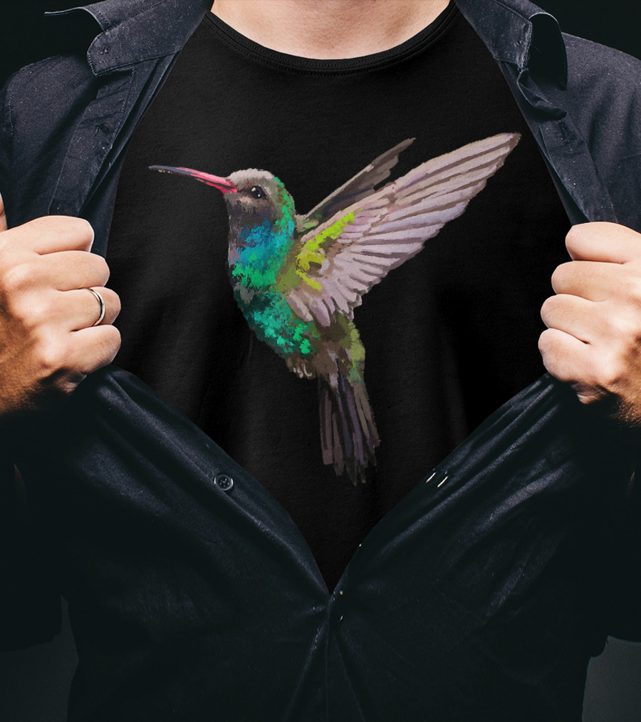 Hummingbird Bird Colorful Winged Beauty T-Shirt