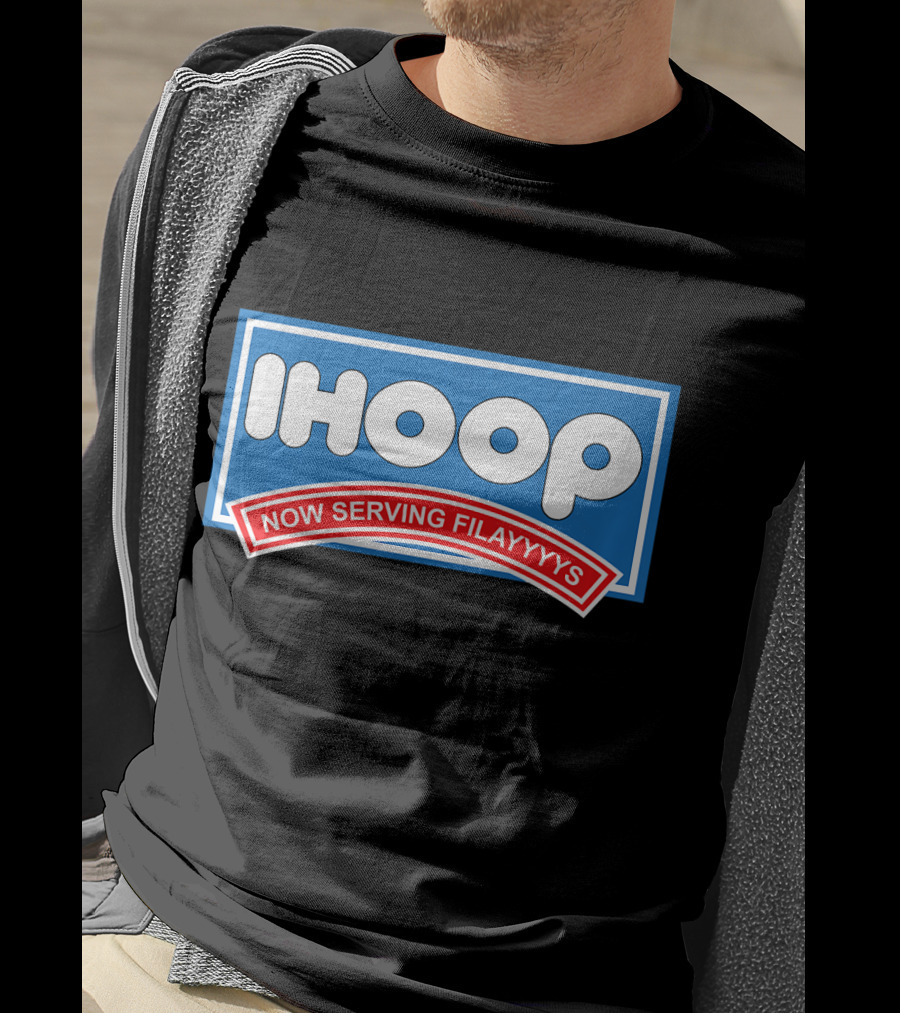 Ihoop Now Serving Filayyyys Basketball Spoof T-Shirt